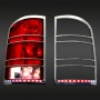 Gmc Sierra 2007-2013 Chrome Tail Light Bezel With LED