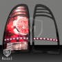 Toyota Tacoma 2005-2015 Black tail light bezel with LED